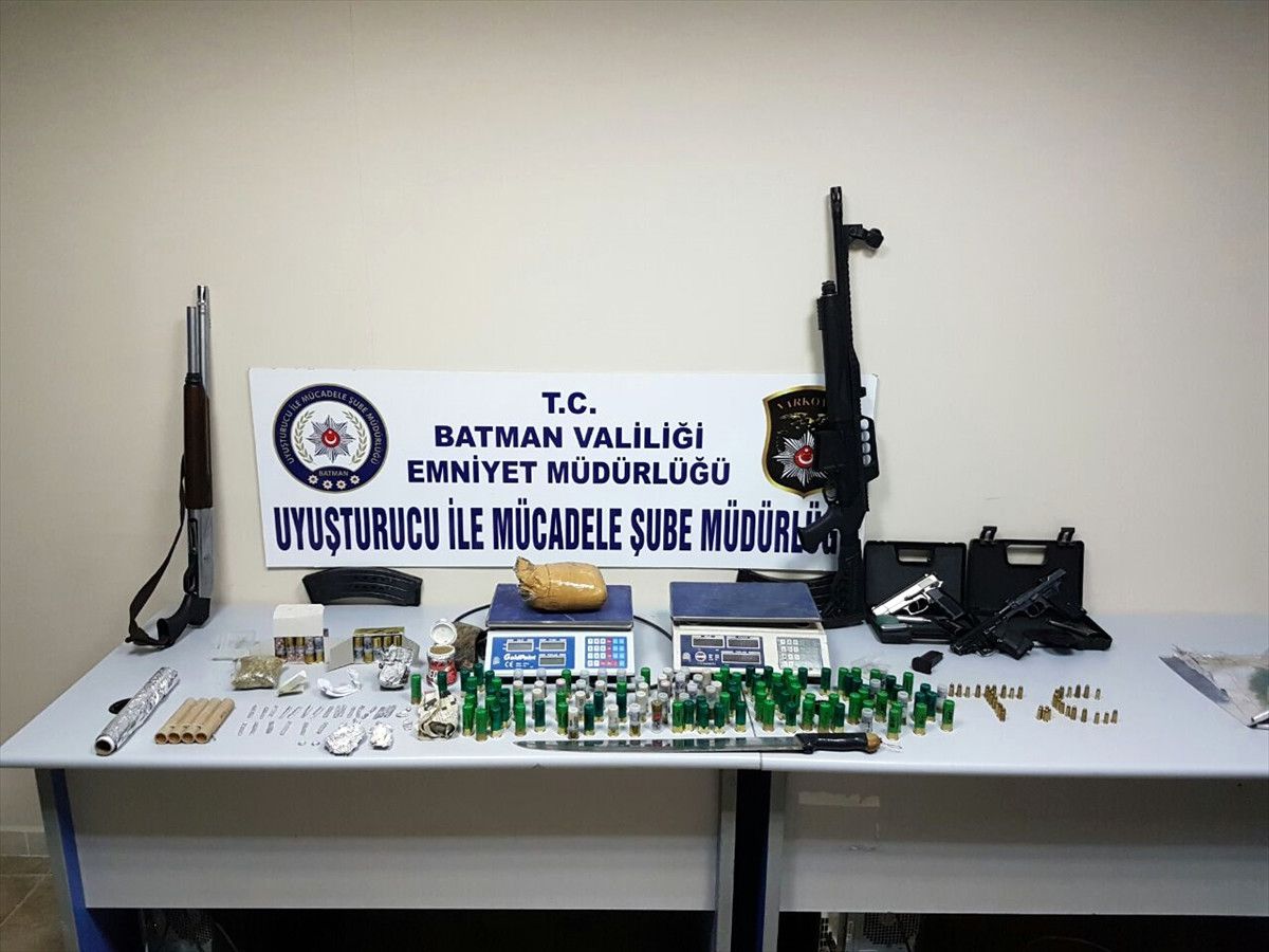 Batman\'da Terör ve Uyuşturucu Operasyonu