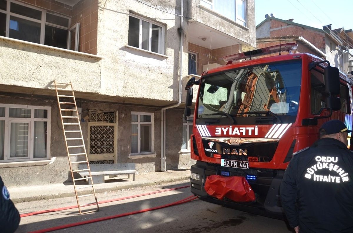 Fatsa\'da Korkutan Yangın