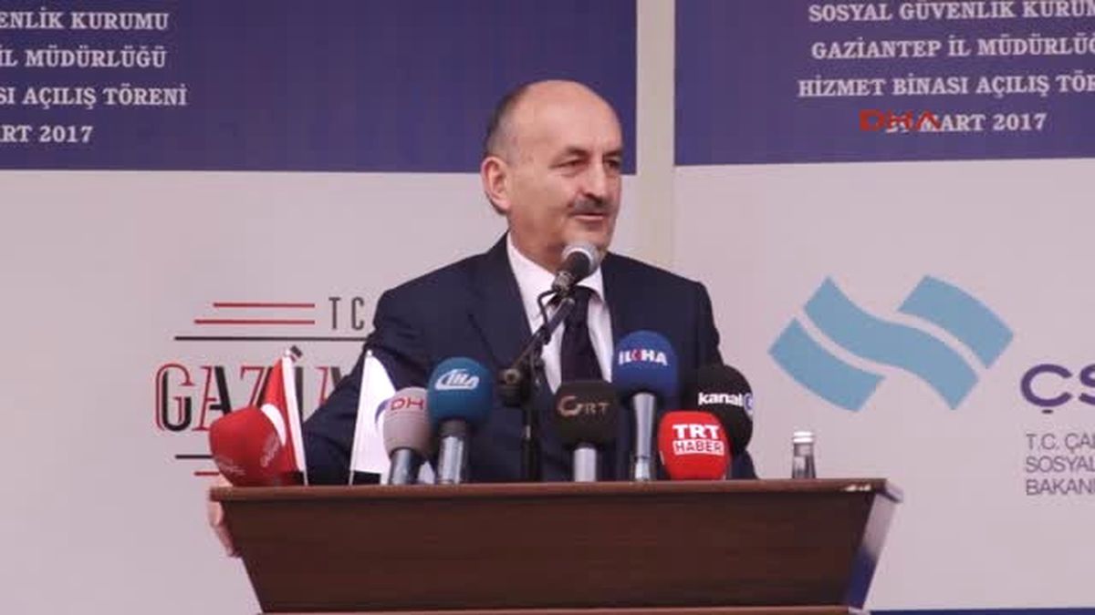 Gaziantep Sgk İl Müdürlüğünün Açılışı