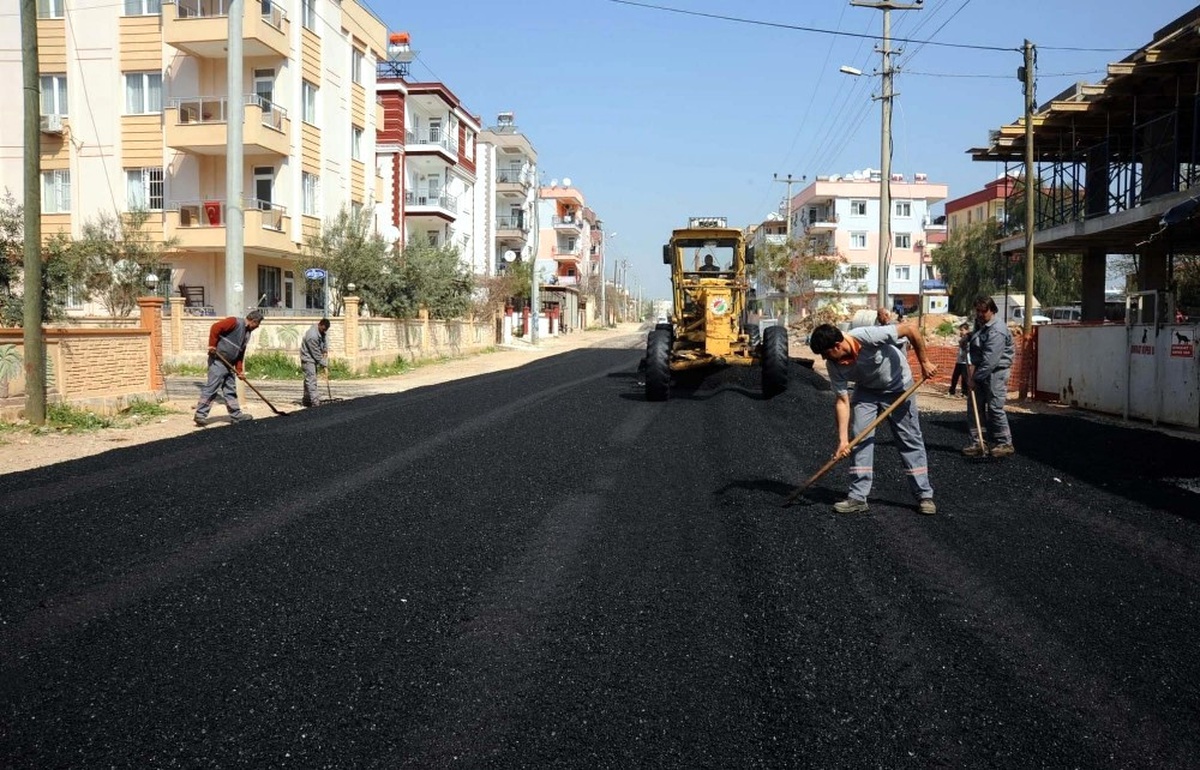Güneş Mahallesinin Asfaltı Yenileniyor