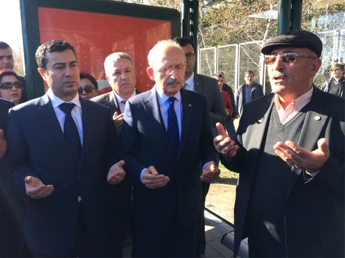 Kılıçdaroğlu Kayseri\'deki Şehitler Durağı\'nı Ziyaret Etti