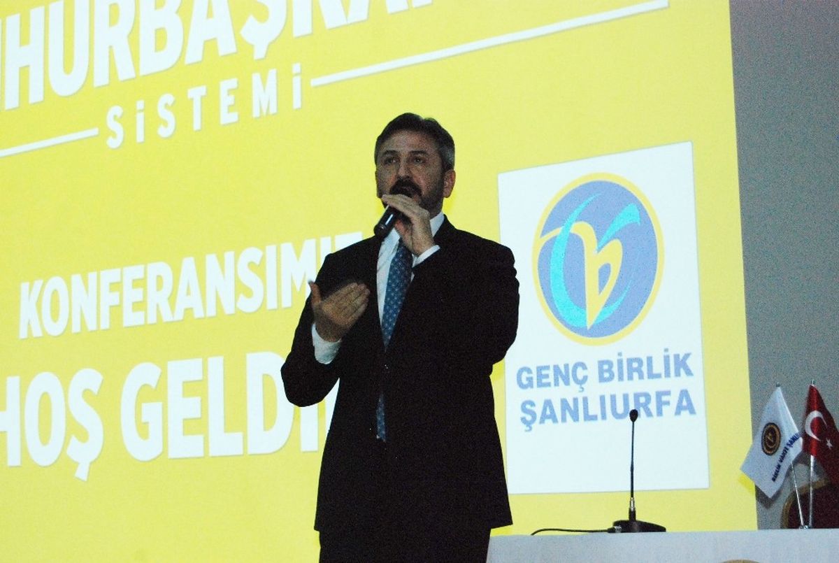 TBMM Başkanvekili Ahmet Aydın Şanlıurfa\'da Cumhurbaşkanlığı Sistemini Anlattı