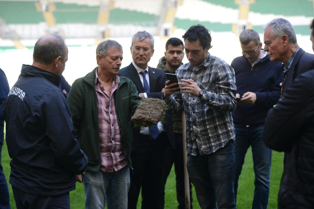 Timsah Arena\'nın Zemini İncelendi