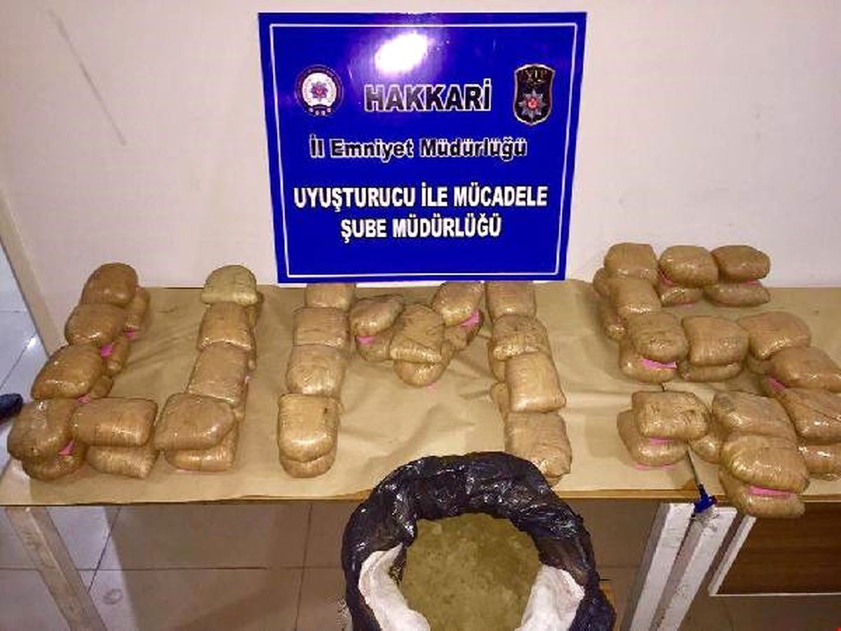 Yüksekova\'da 50 Kilo Esrar Ele Geçirildi