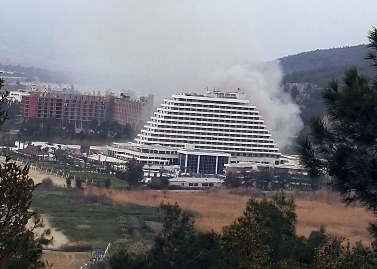5 Yıldızlı Otelde Yangın