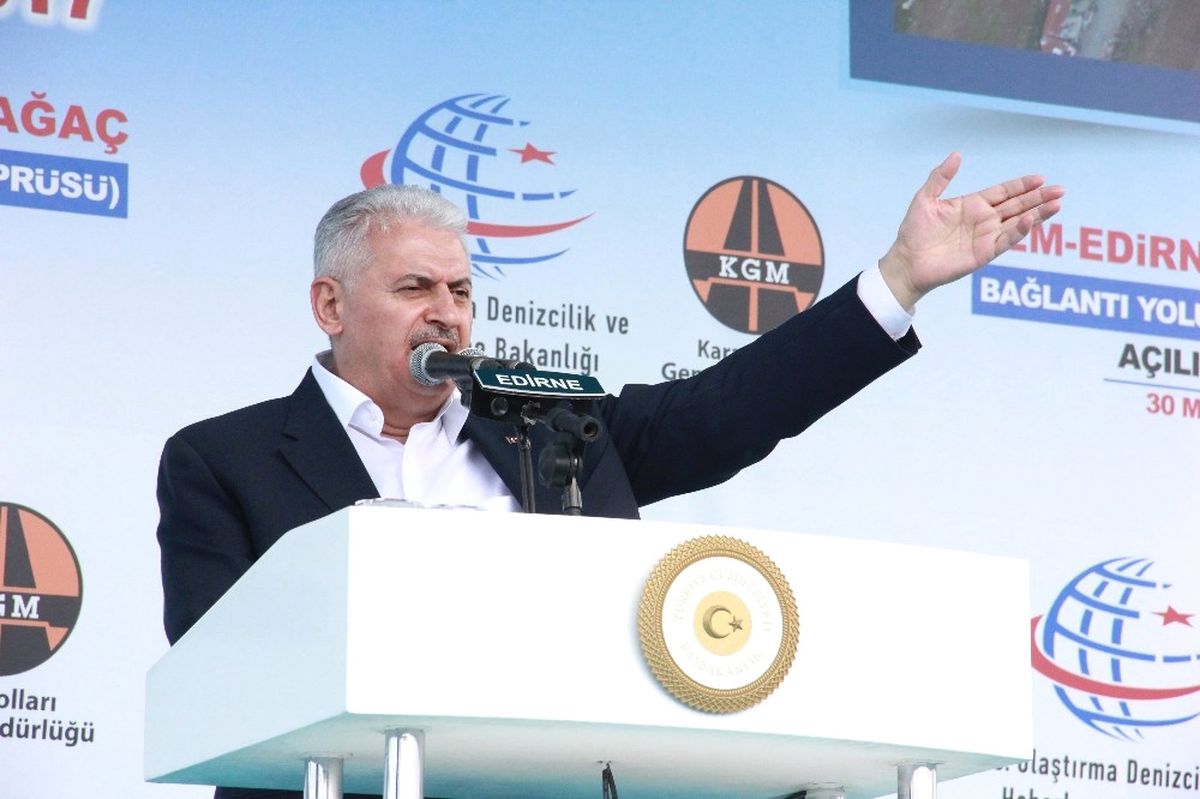 Başbakan Yıldırım Karaağaç Köprüsü\'nü Açtı