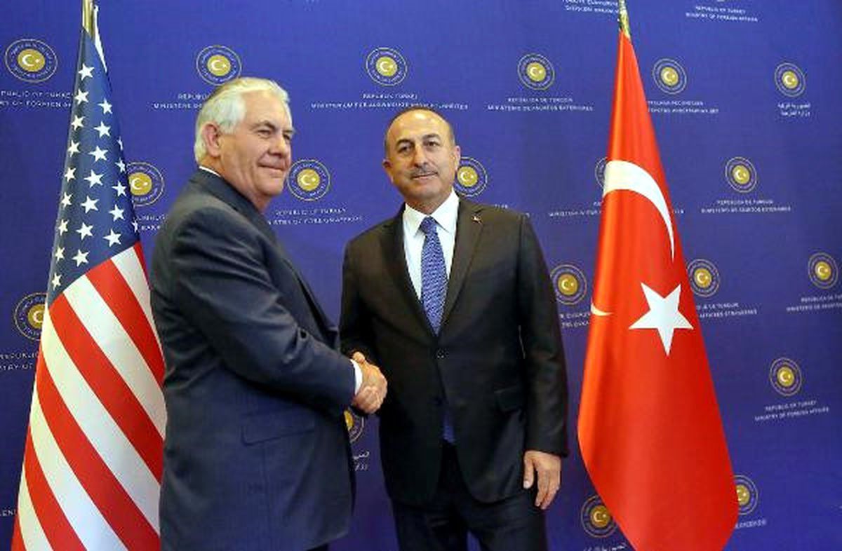 Dışişleri Bakanı Çavuşoğlu, ABD\'li Mevkidaşı Tillerson ile Görüştü