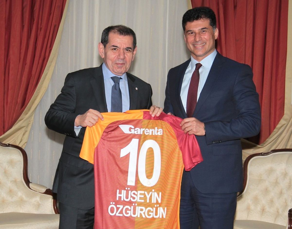 Dursun Özbek, KKTC Başbakanı Hüseyin Özgürgün\'ü Ziyaret Etti