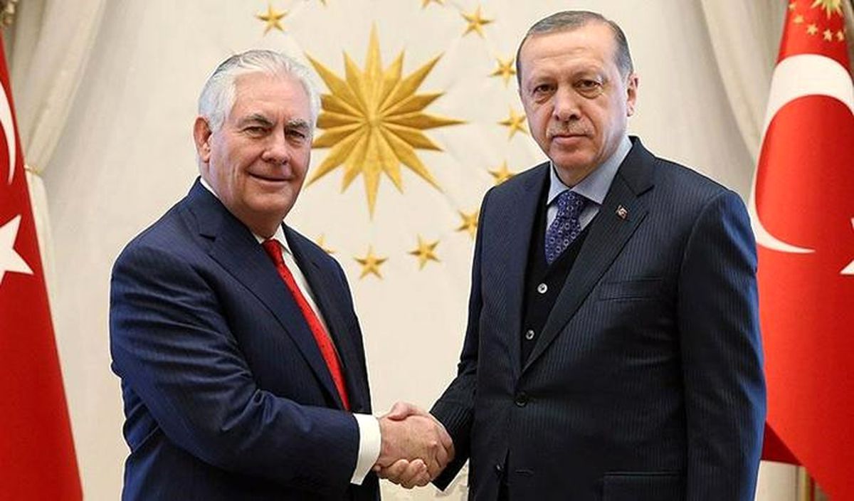Erdoğan, Tillerson ile Görüştü