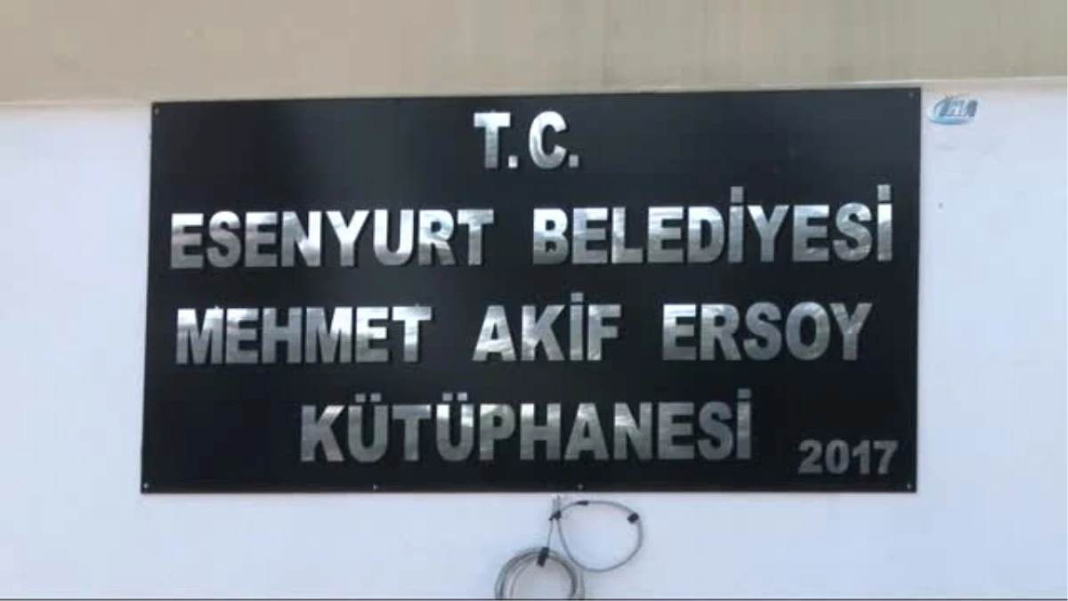 Esenyurt Belediyesi Mehmet Akif Ersoy Kütüphanesi\'ni Hizmete Açtı