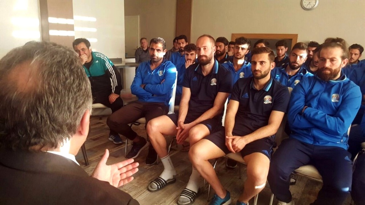 Genel Sekreter Yalçın\'dan Belediyespor\'un Yeni Yönetimine Ziyaret
