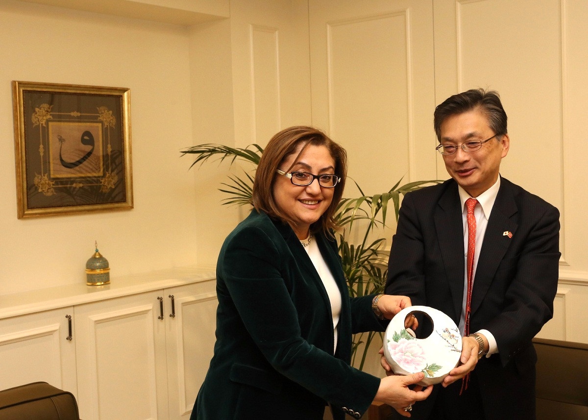 Japon Büyükelçi\'den Başkan Şahine Ziyaret