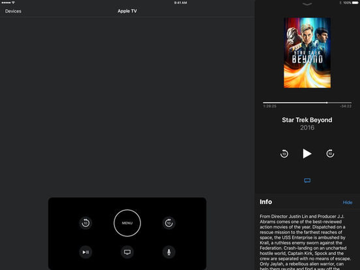 Nihayet Apple Tv Remote Uygulaması İpad İçin Optimize Edildi