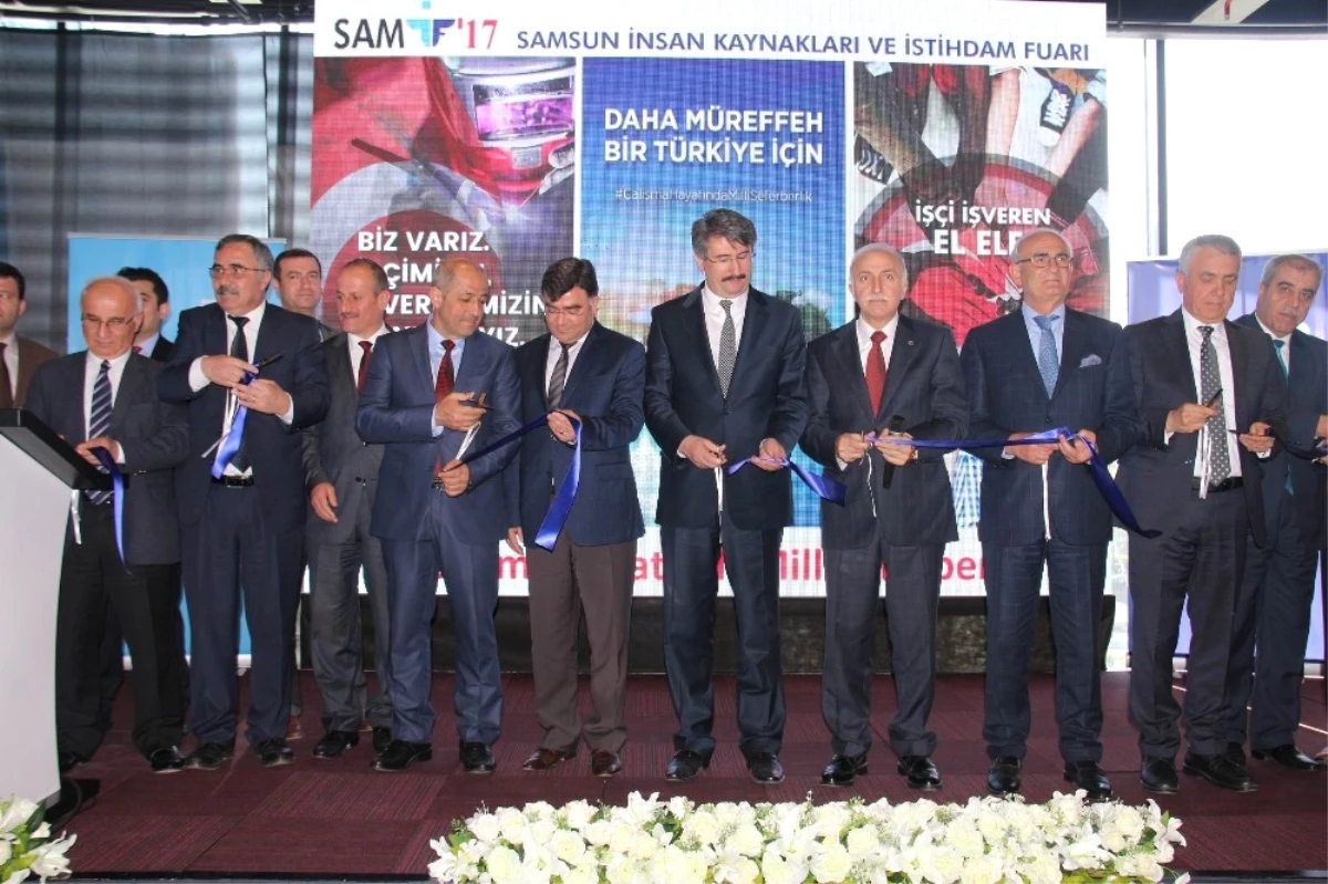 Samsun\'da "6. İnsan Kaynakları ve İstihdam Fuarı" Açıldı