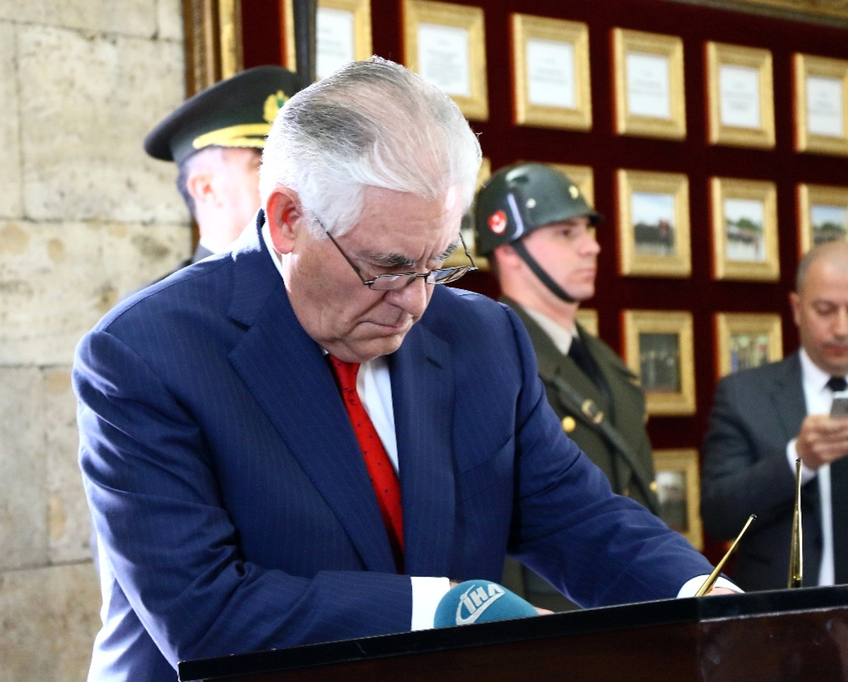 Tillerson Anıtkabir\'i Ziyaret Etti