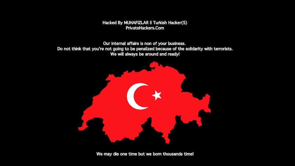 Türk Korsanlar İsviçreli 24 Siteyi Çökertti