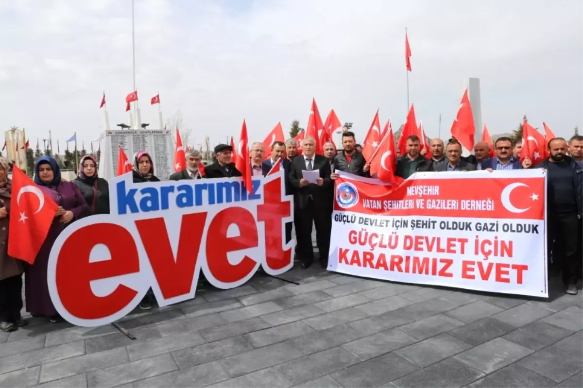 Vatan Şehitleri ve Gazileri Derneği \'Evet\' Dedi