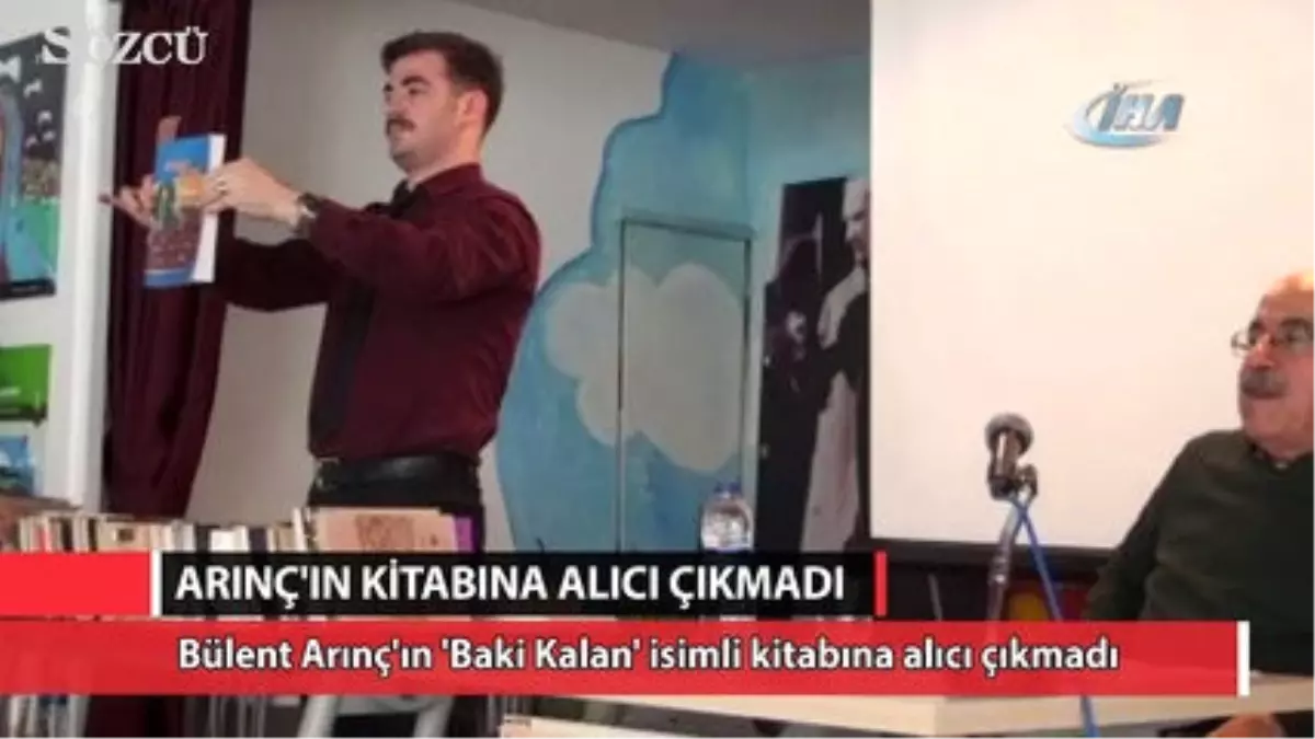 Arınç\'ın Kitabına Alıcı Çıkmadı