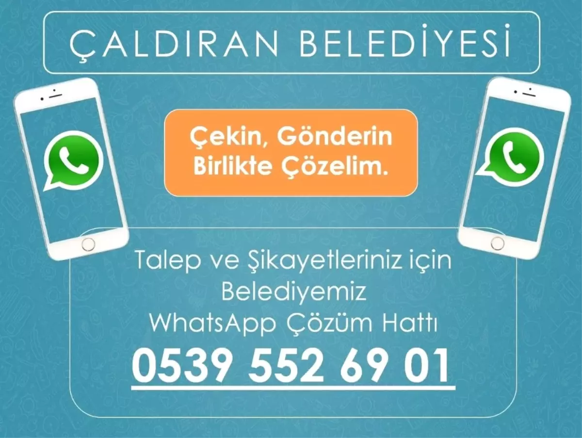 Çaldıran Belediyesinden Whatsapp Hattı