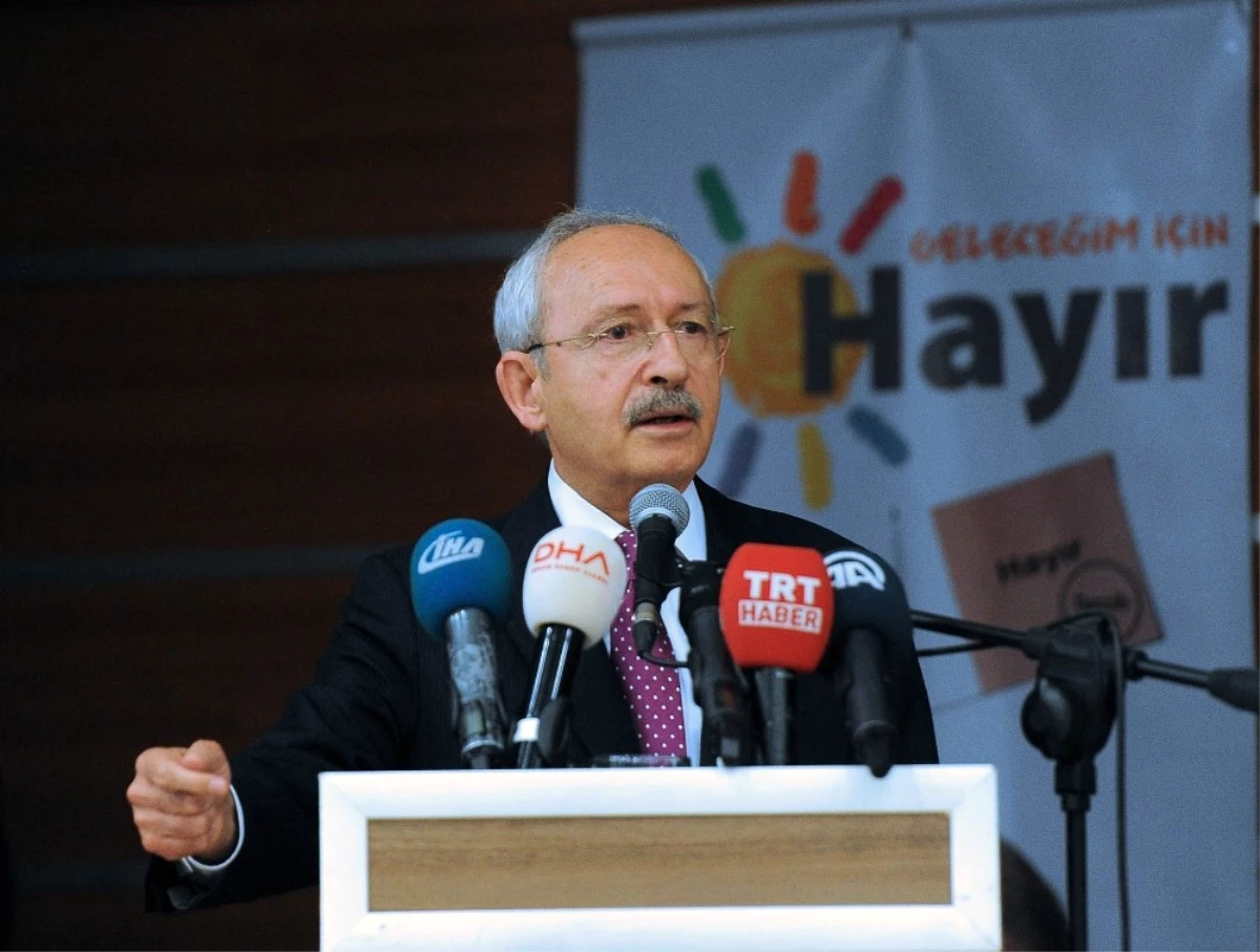 CHP Lideri Kılıçdaroğlu: "Bu Anayasa Değişikliği Bir Partinin, Bir Kişinin Değil Herkesin Kaderini...