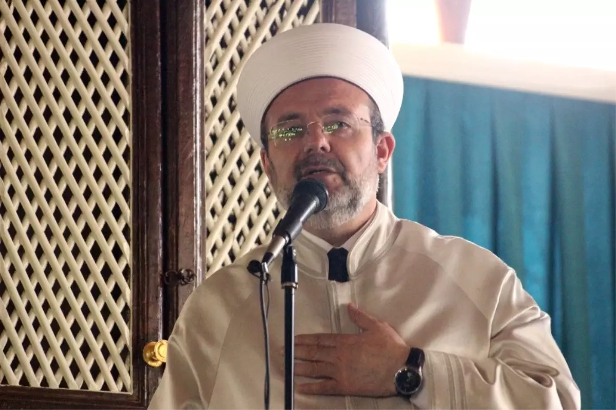 Diyanet İşleri Başkanı Görmez, Cuma Hutbesini Tekirdağ\'da Okudu