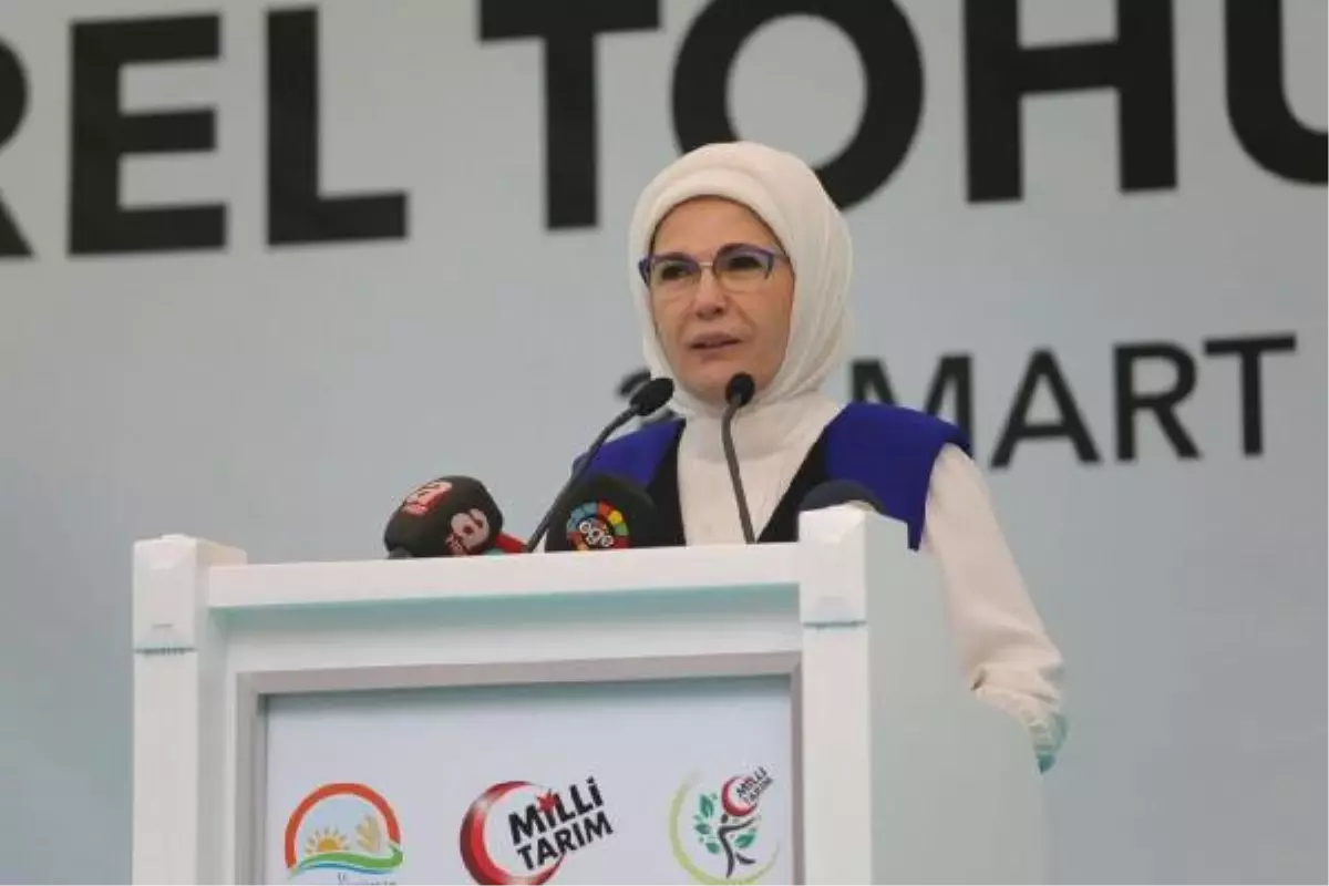 Emine Erdoğan: Bugün Tarihe Milli Tarım Direnişi Olarak Geçek