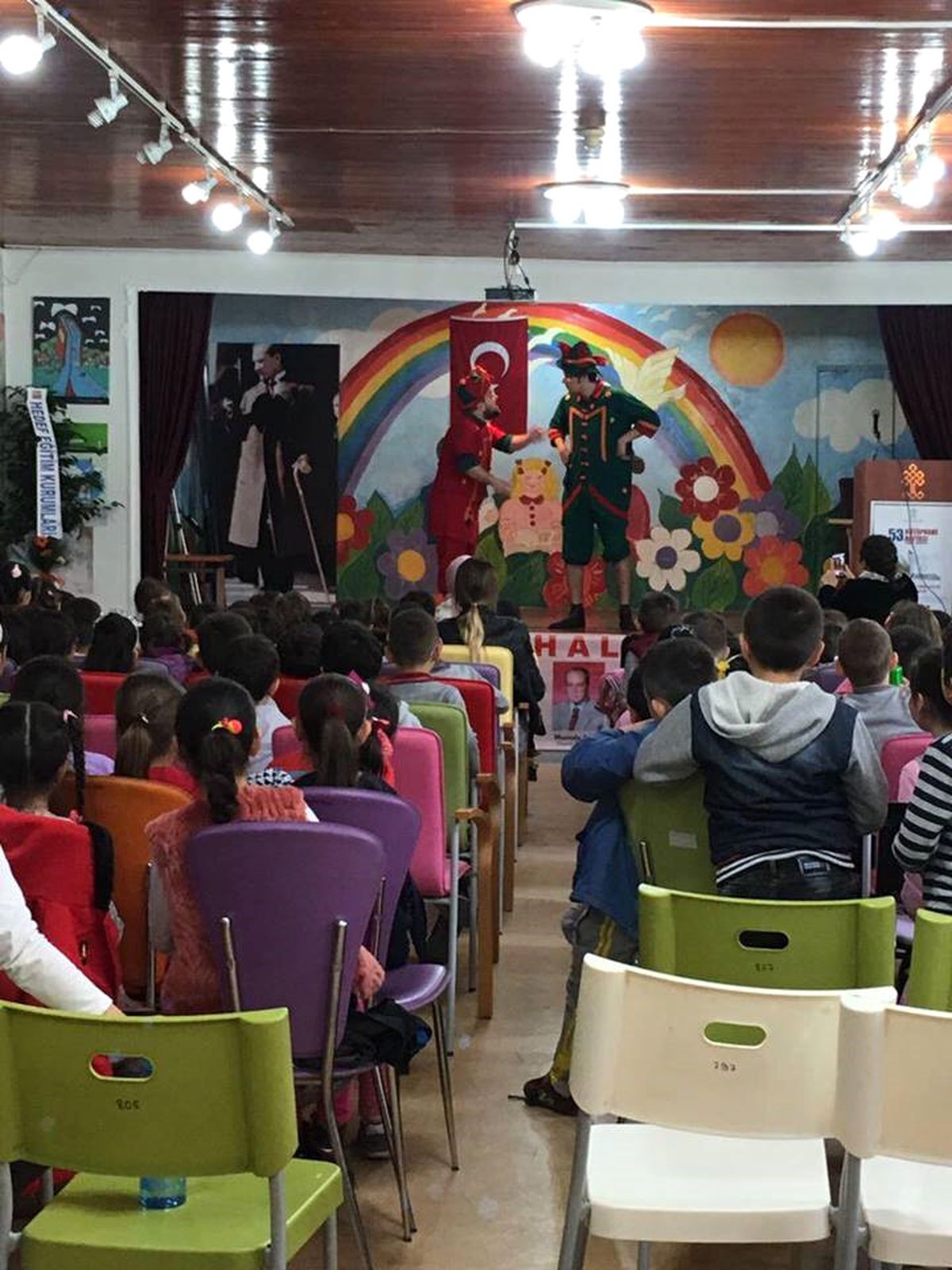 Hacivat ve Karagöz Halk Kütüphanesinde