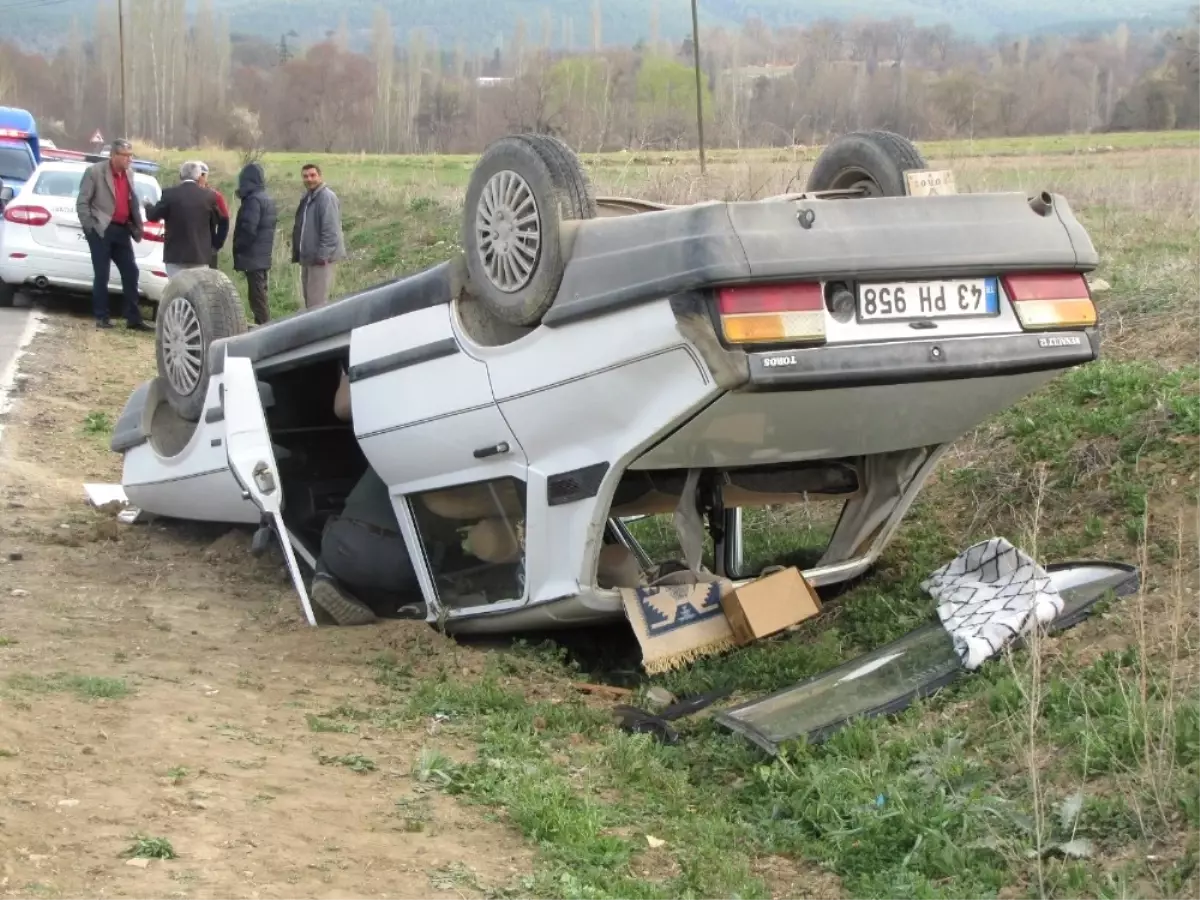 Hisarcık\'ta Trafik Kazası: 1 Yaralı