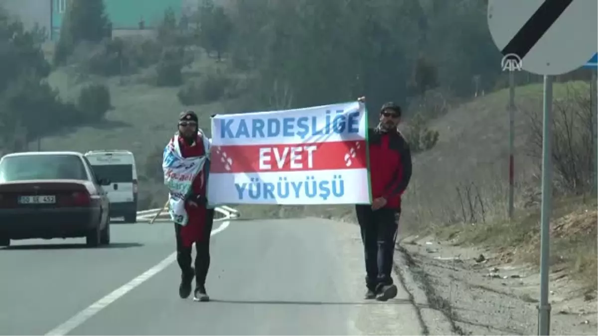 Kardeşliğe Evet Yürüyüşü" 992. Kilometreye Ulaştı