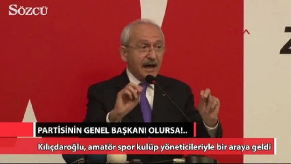 Kılıçdaroğlu: Partisinin Genel Başkanı Olursa Benim Cumhurbaşkanım Olamaz