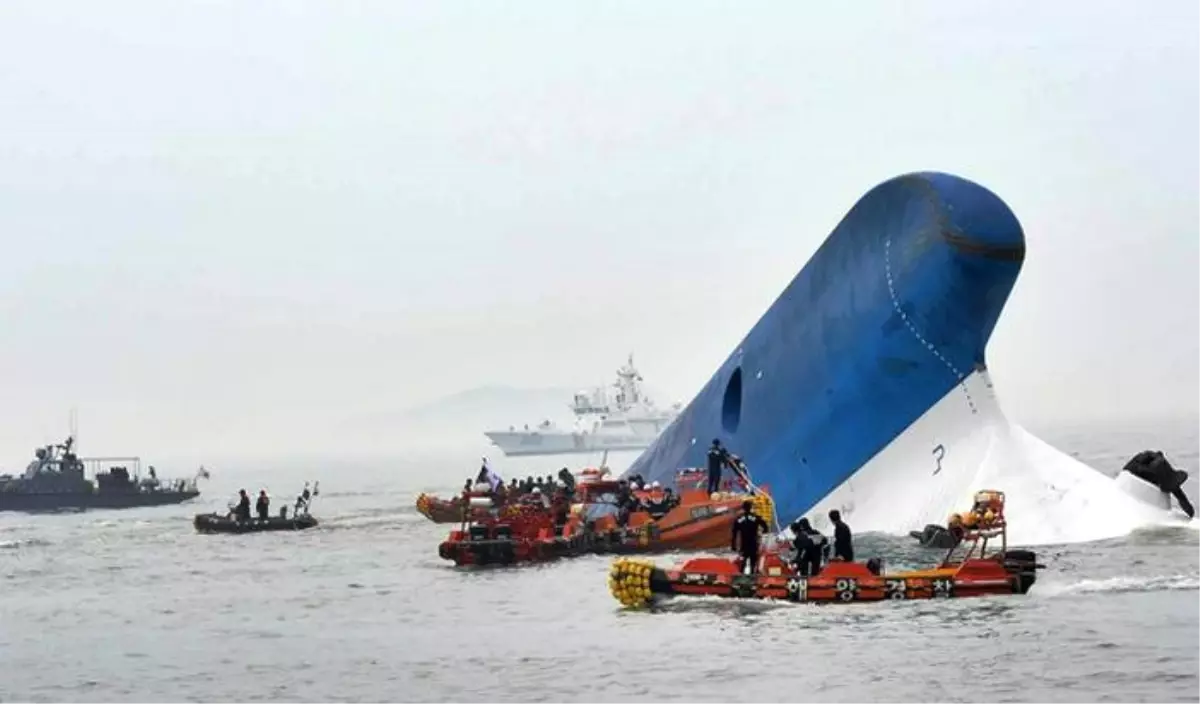 Sewol Feribotunun Enkazı 3 Yıl Sonra Çıkarıldı