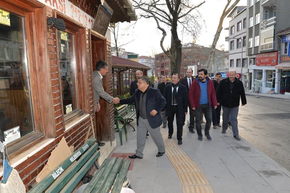 Başkan Yağcı\'nın Esnaf Ziyareti