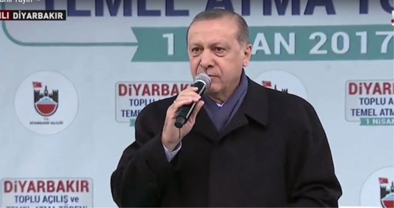 Erdoğan Diyarbakır Meydanından Sordu: Elinde Silahla Dolaşanlarla Barış Olur mu?