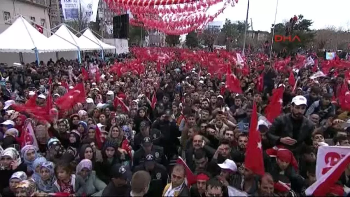 Diyarbakır - Erdoğan PKK Yanlıları \'Barış Barış\' Diyor, Soruyorum; Elde Silah Varken Barış Olur mu 7