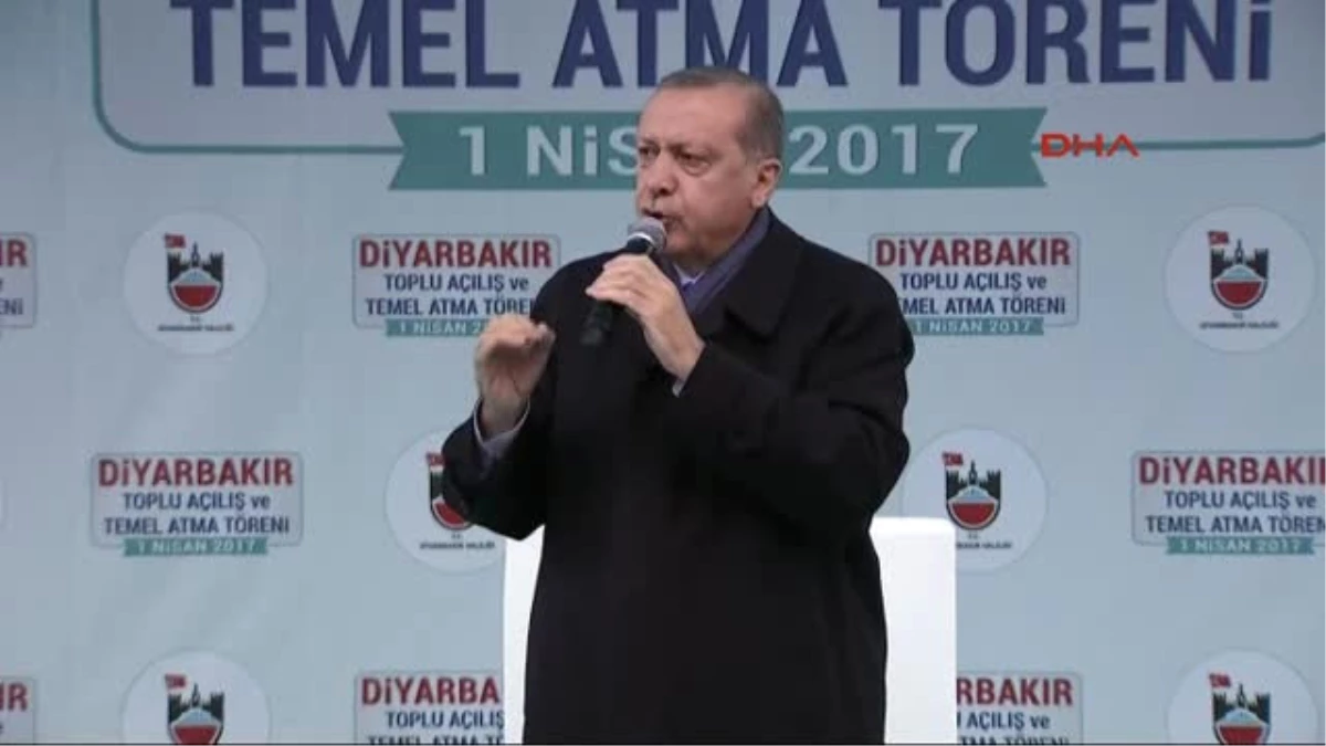 Diyarbakır - Erdoğan PKK Yanlıları \'Barış Barış\' Diyor, Soruyorum; Elde Silah Varken Barış Olur mu 6