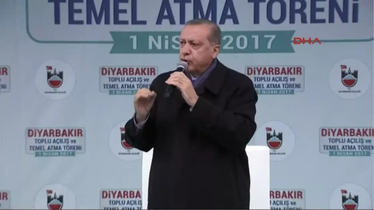 Diyarbakır - Erdoğan PKK Yanlıları \'Barış Barış\' Diyor, Soruyorum; Elde Silah Varken Barış Olur mu 6