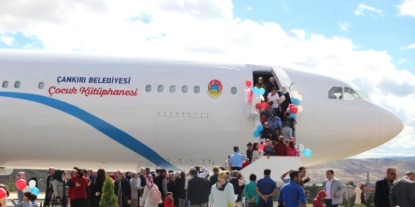 Uçak ve Tren Kütüphaneye Çocuklardan Ilgi - Çankırı