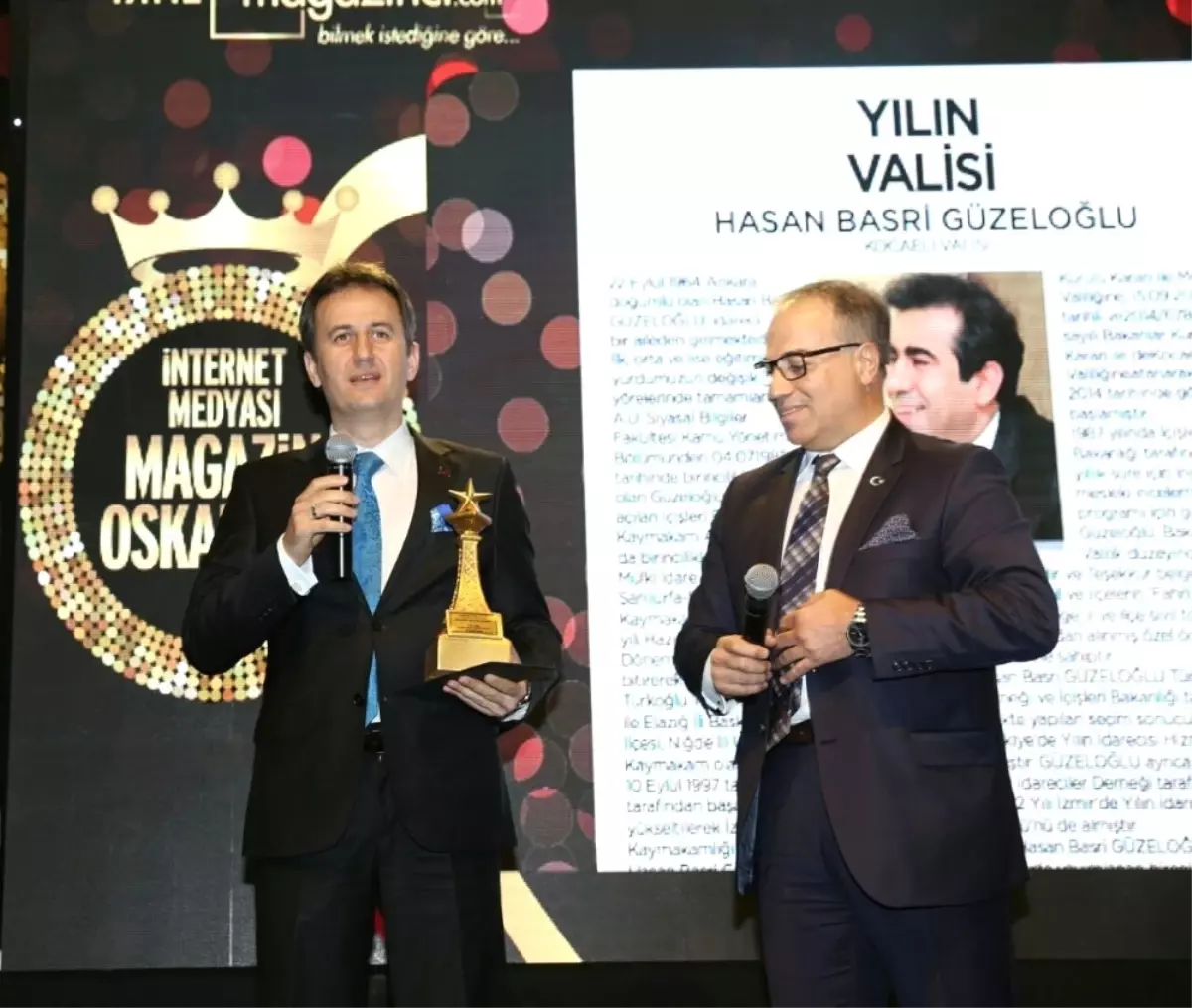 Yılın Valisi\' Ödülü Kocaeli Valisi Güzeloğlu\'na