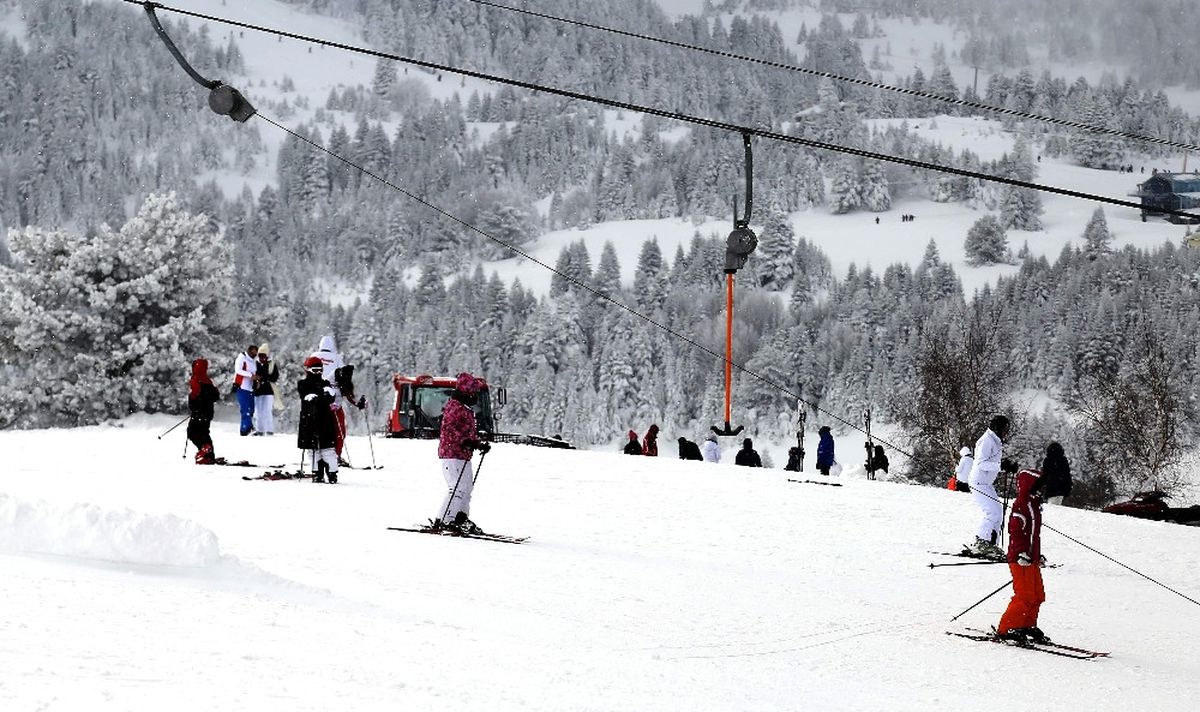Bursa\'da Bahar, Uludağ\'da 80 Santim Kar