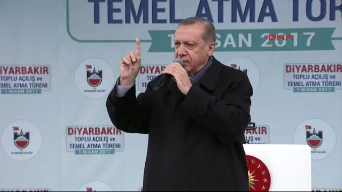 Diyarbakır - Erdoğan PKK Yanlıları \'Barış Barış\' Diyor, Soruyorum; Elde Silah Varken Barış Olur mu 5