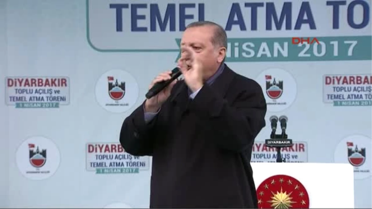 Diyarbakır - Erdoğan PKK Yanlıları \'Barış Barış\' Diyor, Soruyorum; Elde Silah Varken Barış Olur mu 4
