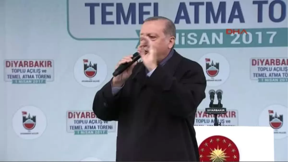 Diyarbakır - Erdoğan PKK Yanlıları \'Barış Barış\' Diyor, Soruyorum; Elde Silah Varken Barış Olur mu 4