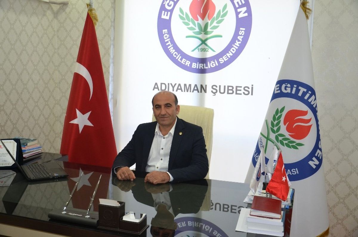 Eğitim Bir-Sen Adıyaman Şube Başkanı Ali Deniz Açıklaması