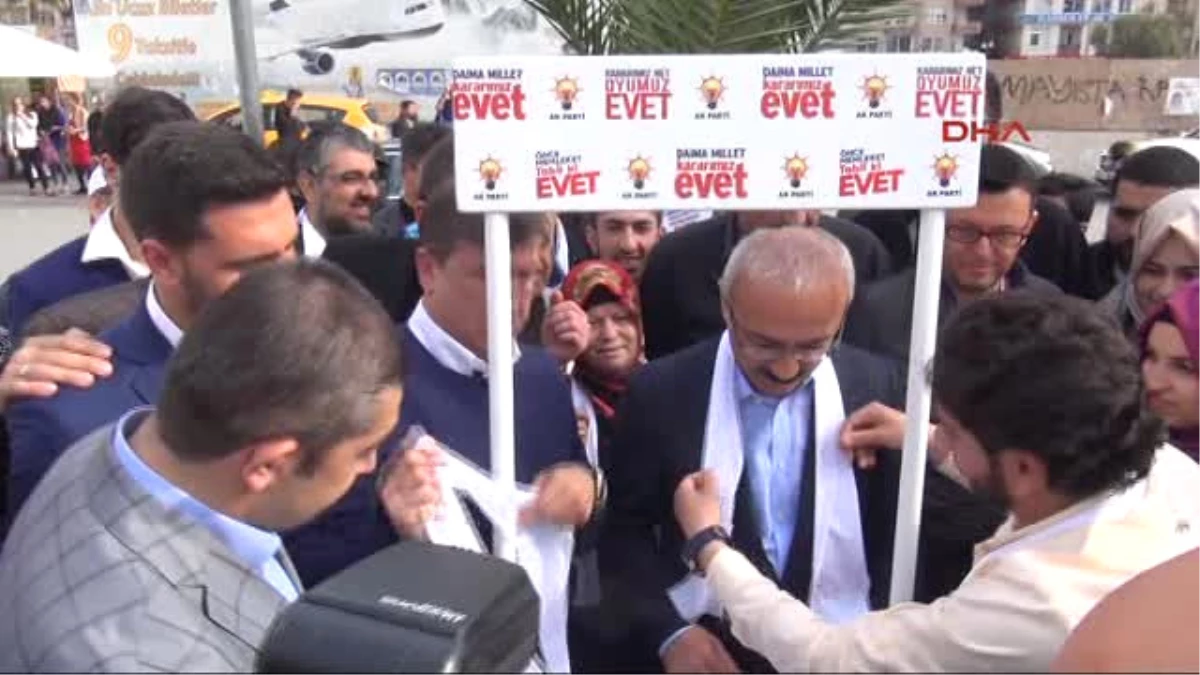 Mersin Kalkınma Bakanı Elvan, Tanju Çolak Ile Birlikte Esnaf Gezdi
