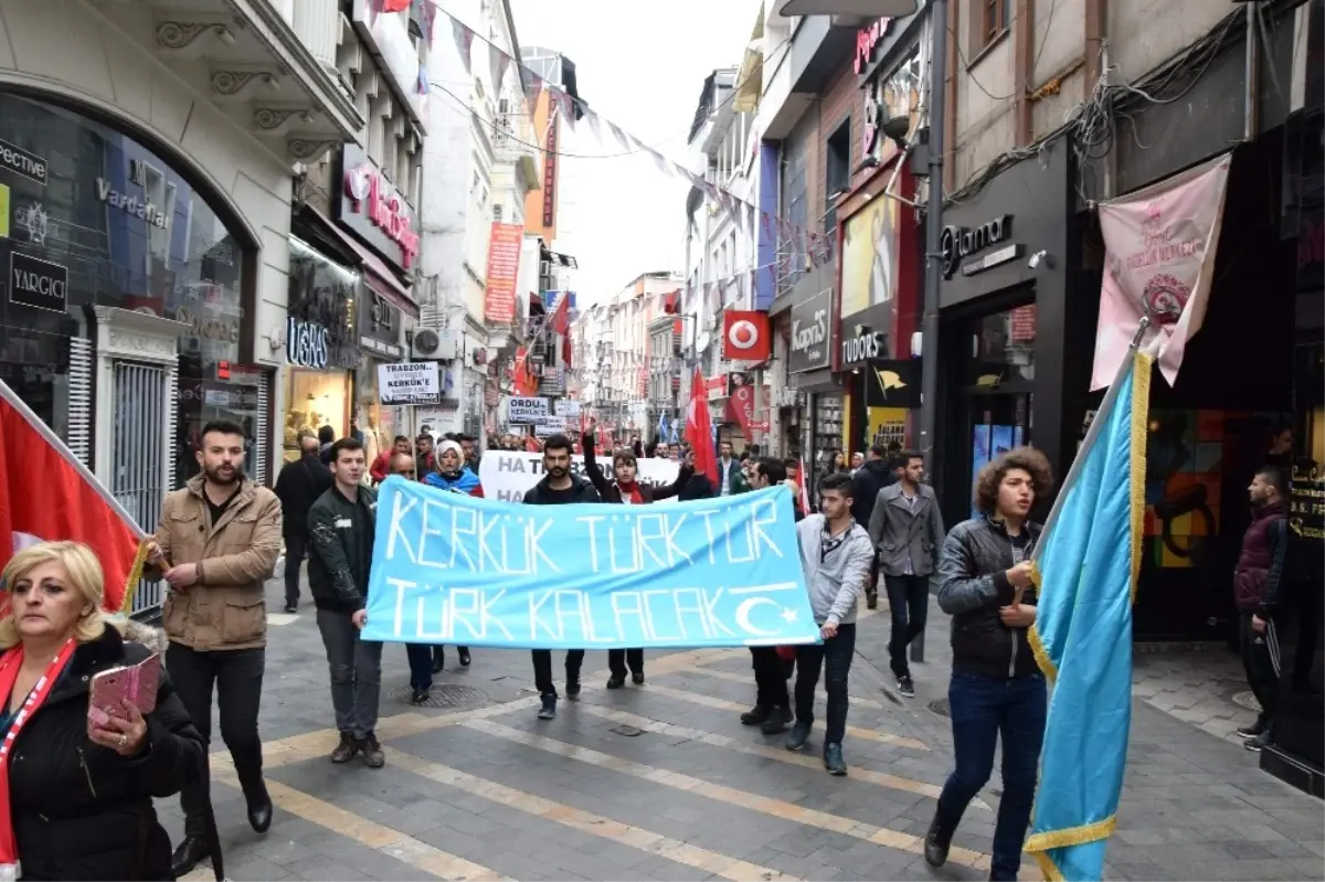 Trabzon\'da Kerkük İçin Yürüdüler