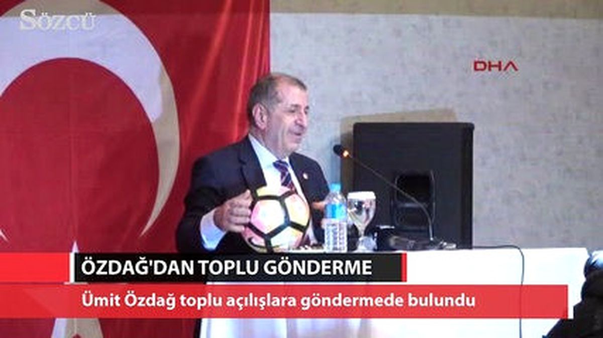 Ümit Özdağ\'dan Futbol Toplu Açılış