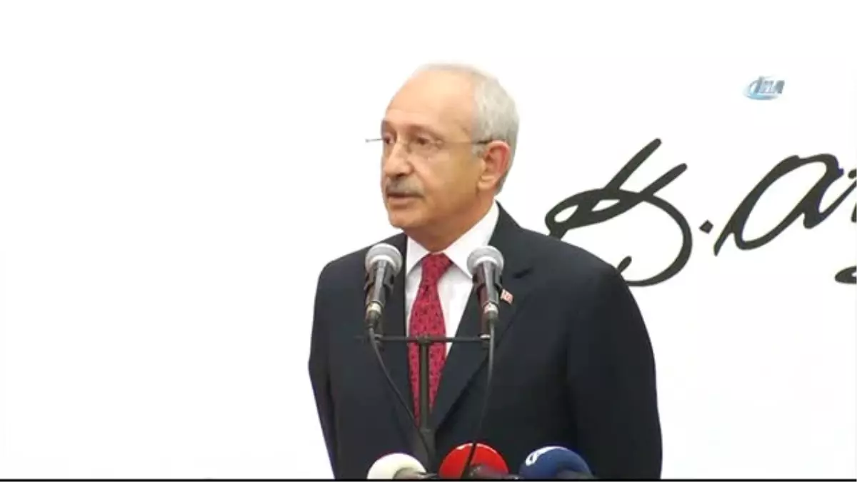 CHP Lideri Kılıçdaroğlu Avukatlar Resepsiyonunda Konuştu