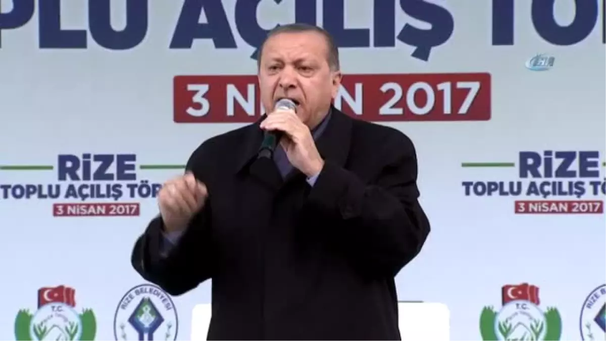 Cumhurbaşkanı Erdoğan: " Hayır Kampanyası Yapan Herkese En Büyük Salonlarını Tahsis Ettiler.