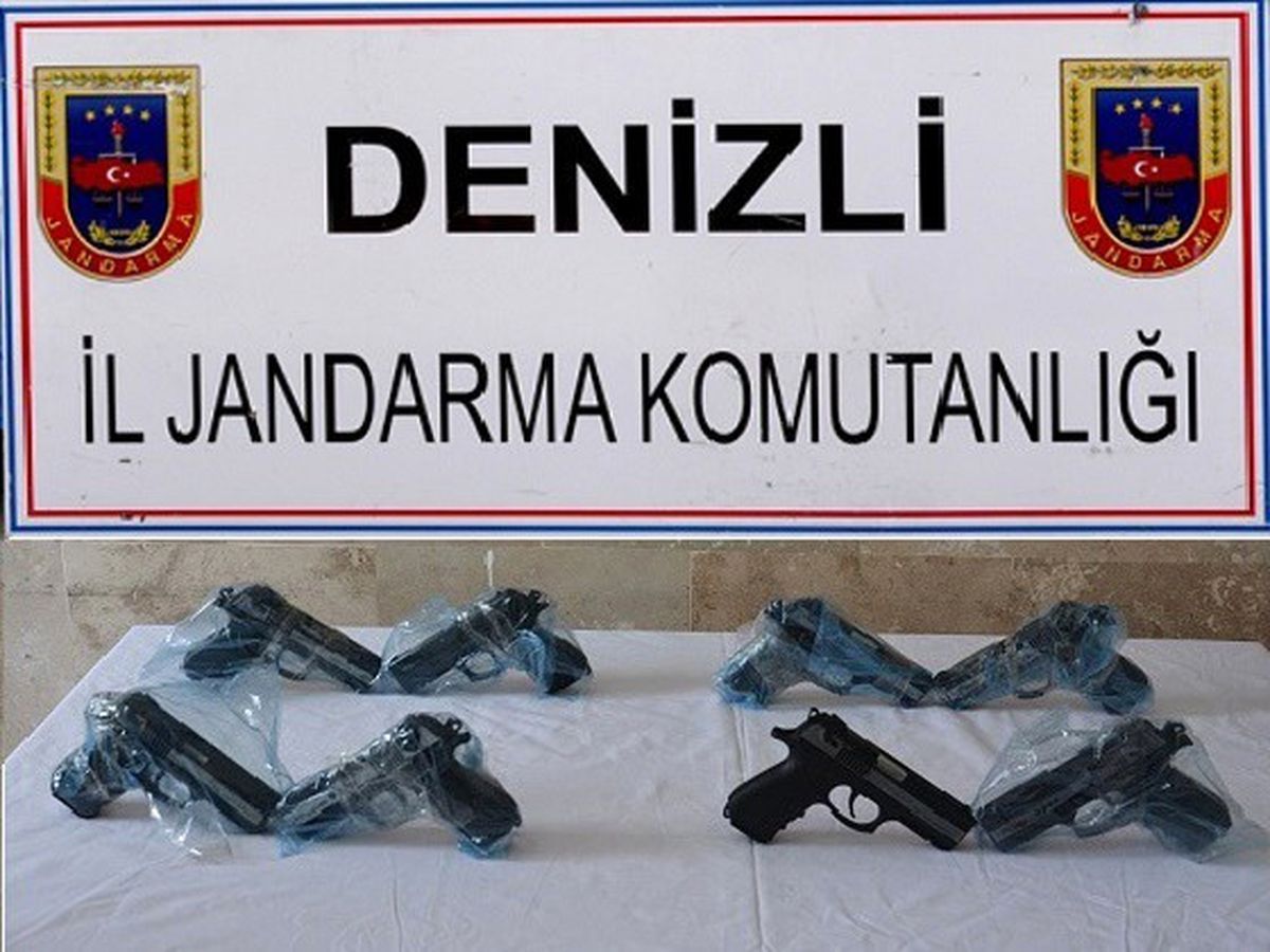 Denizli\'de Silah Kaçakçılığına 4 Tutuklama