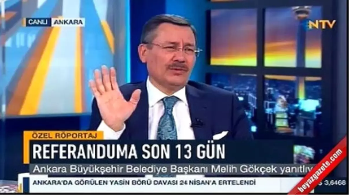 Melih Gökçek: Neymiş Denize Dökecekmiş, Gücün Varsa Dök